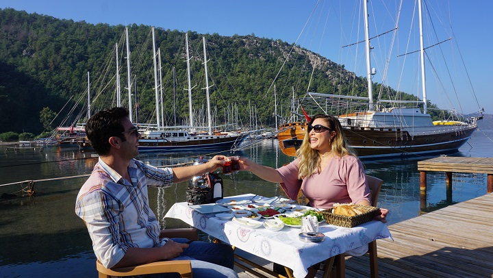 marmaris konaklama doğa apart kahvaltı