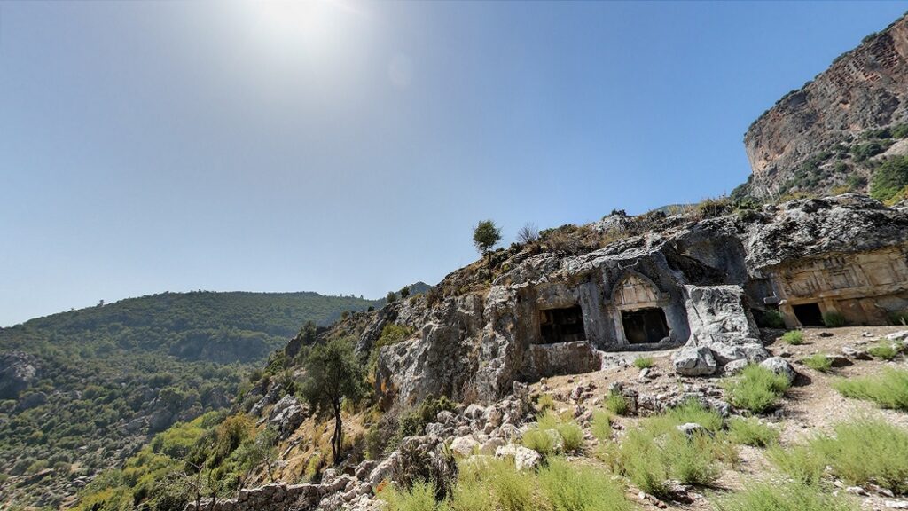 muğla antik kentleri pınara antik kenti
