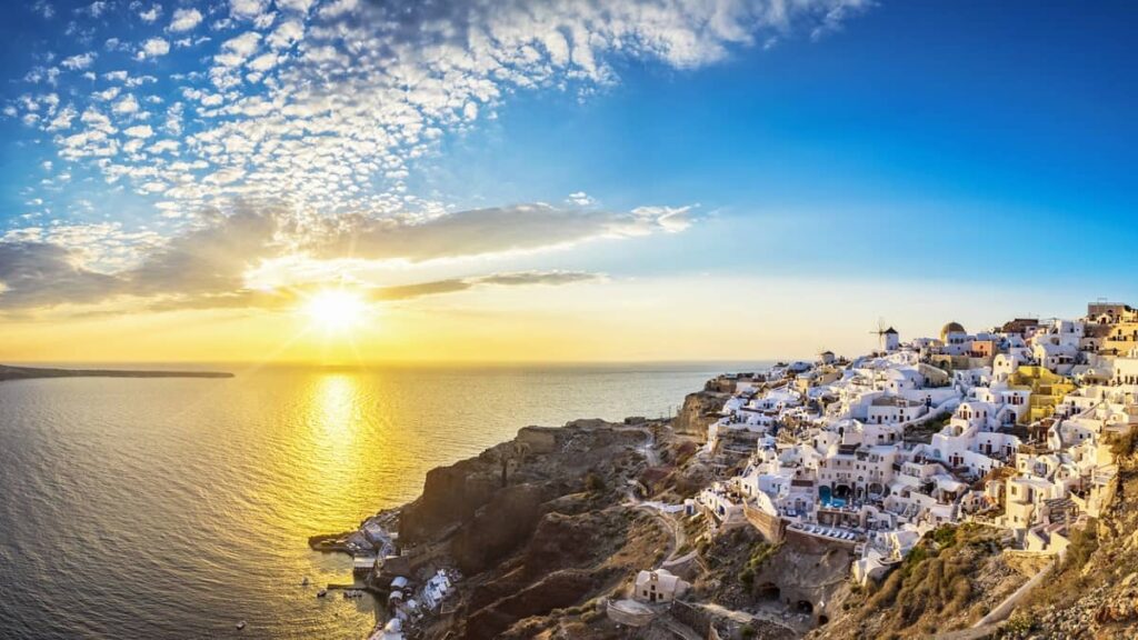 santorini nerede